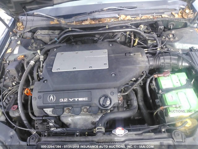 19UUA56691A029677 - 2001 ACURA 3.2TL GREEN photo 10