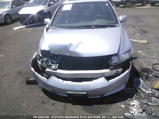 2HGFG1B97AH510691 - 2010 HONDA CIVIC EXL 银色 照片 6