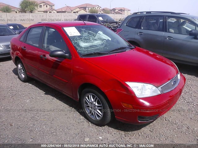1FAFP34N77W131470 - 2007 FORD FOCUS ZX4/S/SE/SES RED photo 1