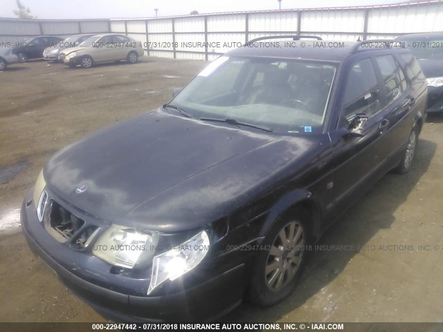 YS3EB59E433034014 - 2003 SAAB 9-5 LINEAR Dark Blue photo 2