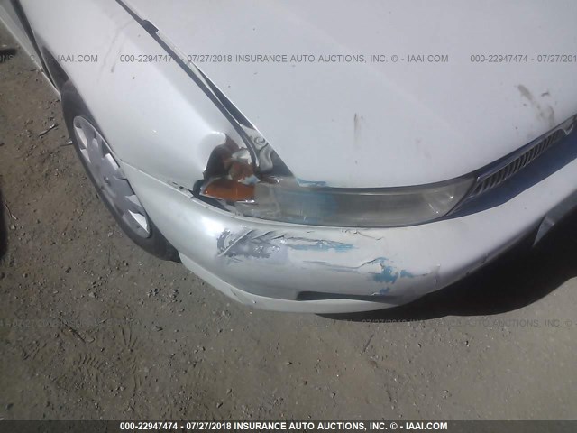 4A3AA46G9YE132201 - 2000 MITSUBISHI GALANT ES WHITE photo 6