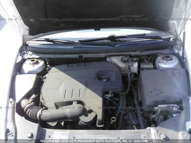 1G1ZA5EU5BF207800 - 2011 CHEVROLET MALIBU LS Gümüş foto 10