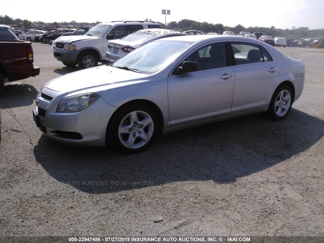 1G1ZA5EU5BF207800 - 2011 CHEVROLET MALIBU LS Gümüş foto 2