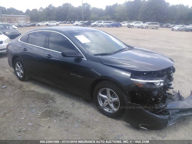 1G1ZB5ST4HF193583 - 2017 CHEVROLET MALIBU LS Boz foto 1