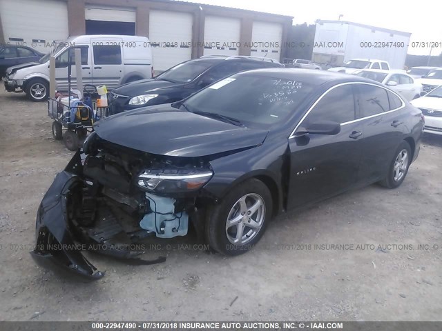 1G1ZB5ST4HF193583 - 2017 CHEVROLET MALIBU LS Boz foto 2