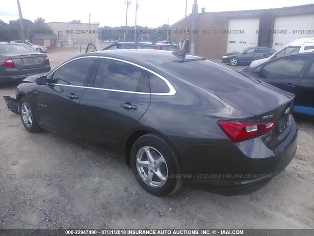 1G1ZB5ST4HF193583 - 2017 CHEVROLET MALIBU LS Boz foto 3