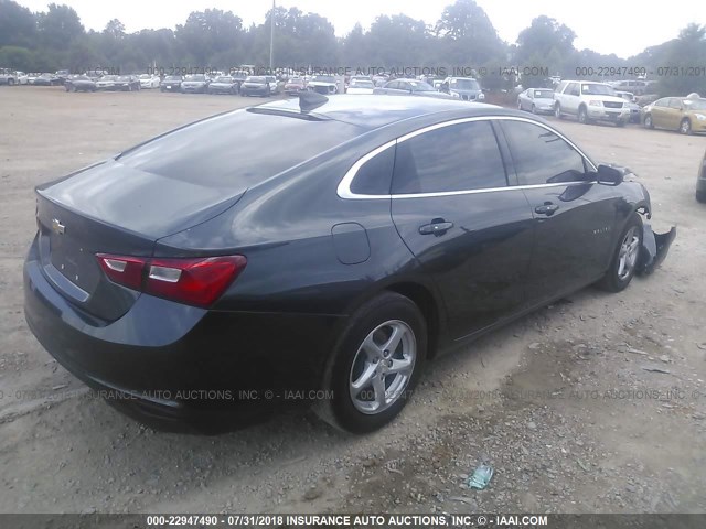 1G1ZB5ST4HF193583 - 2017 CHEVROLET MALIBU LS Boz foto 4