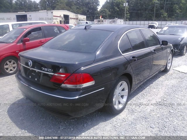 WBAHL83578DT11636 - 2008 BMW 750 I BLACK photo 4