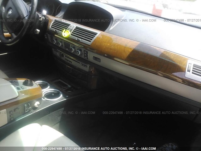 WBAHL83578DT11636 - 2008 BMW 750 I BLACK photo 5