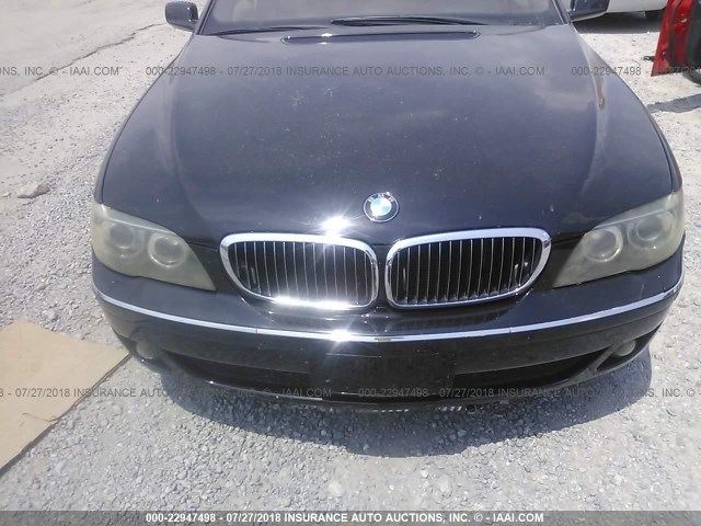 WBAHL83578DT11636 - 2008 BMW 750 I BLACK photo 6