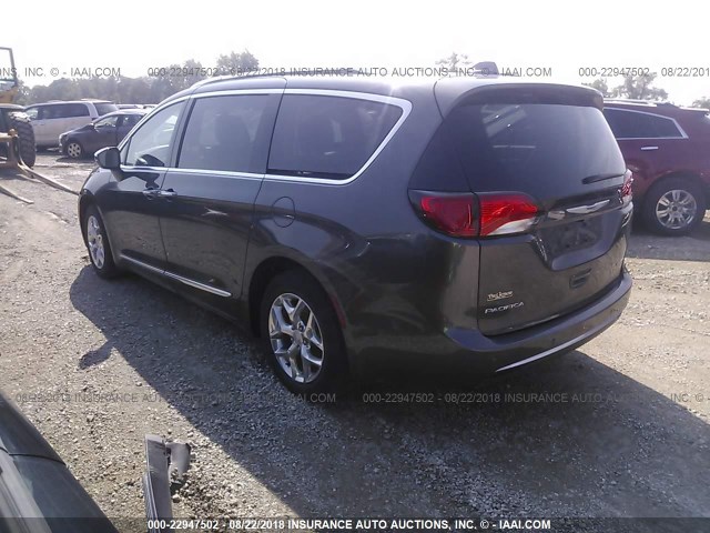 2C4RC1GG9HR837953 - 2017 CHRYSLER PACIFICA LIMITED GRAY photo 3