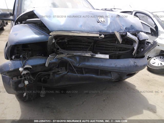 1D4HR48Z93F601978 - 2003 DODGE DURANGO SLT BLUE photo 6