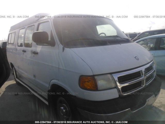 2B6JB21Y1WK163265 - 1998 DODGE RAM VAN B2500 WHITE photo 1