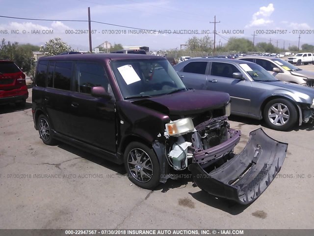 JTLKT334750174899 - 2005 TOYOTA SCION XB Púrpura foto 1