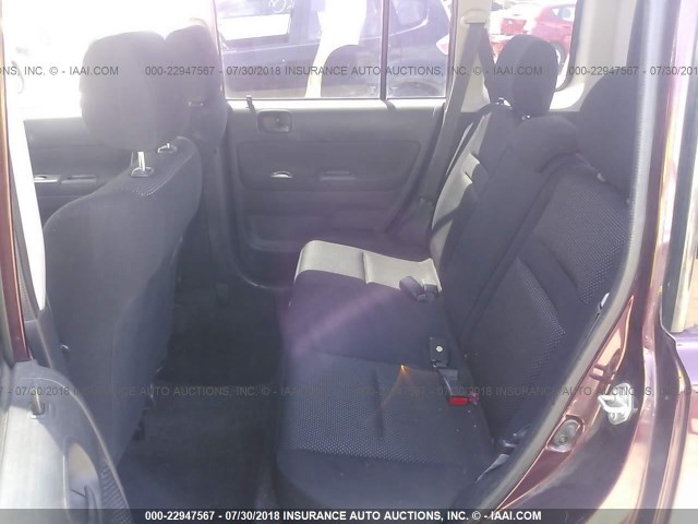 JTLKT334750174899 - 2005 TOYOTA SCION XB Púrpura foto 8