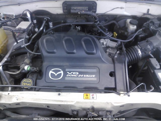 4F2CZ961X4KM02240 - 2004 MAZDA TRIBUTE ES SILVER photo 10