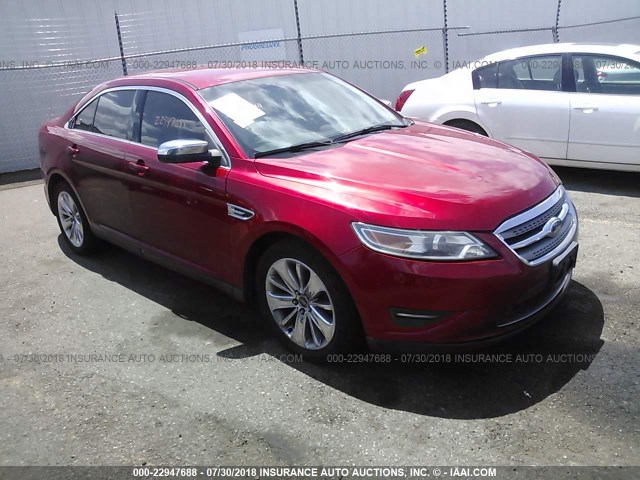 1FAHP2FW4AG143098 - 2010 FORD TAURUS LIMITED RED photo 1