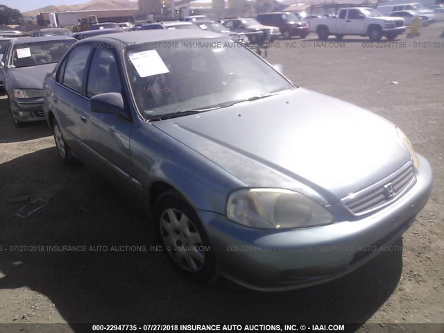 2HGEJ6613YH601126 - 2000 HONDA CIVIC SE Light Blue photo 6