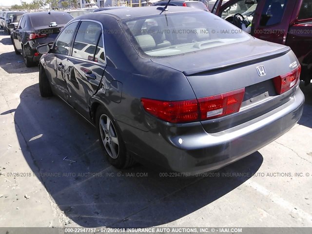 JHMCN36535C010626 - 2005 HONDA ACCORD HYBRID Pewter photo 3