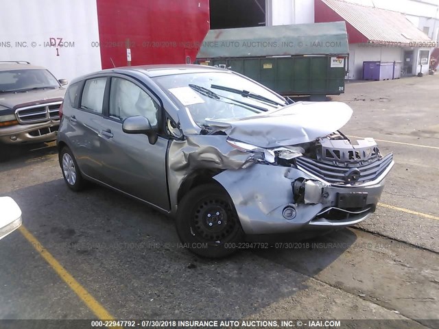 3N1CE2CP8EL432688 - 2014 NISSAN VERSA NOTE S/S PLUS/SV/SL SILVER photo 1