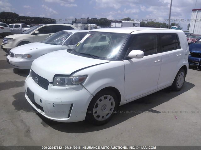 JTLKE50E991093356 - 2009 TOYOTA SCION XB Weiß Foto 2