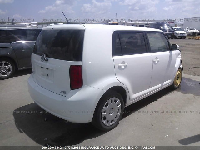 JTLKE50E991093356 - 2009 TOYOTA SCION XB Weiß Foto 4
