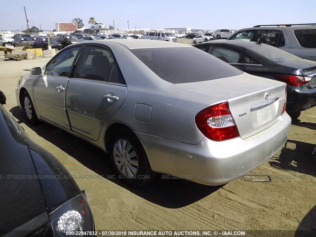 4T1BE32K53U738315 - 2003 TOYOTA CAMRY LE/XLE/SE Champagne photo 3