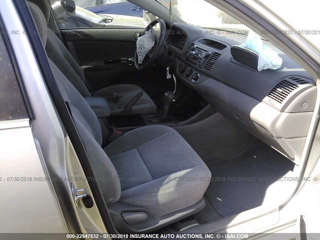 4T1BE32K53U738315 - 2003 TOYOTA CAMRY LE/XLE/SE Şampan foto 5