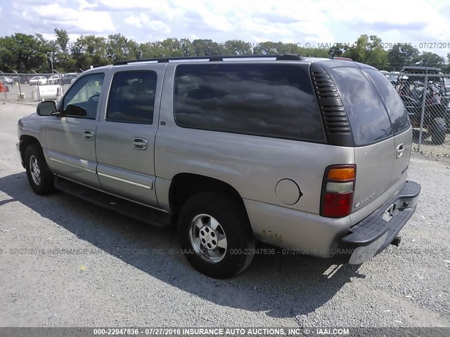 1GNEC16ZX3J201905 - 2003 CHEVROLET SUBURBAN C1500 SILVER photo 3