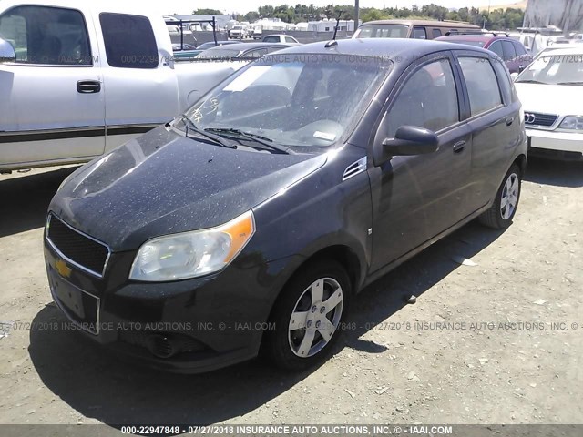 KL1TD66E59B606975 - 2009 CHEVROLET AVEO LS/LT 黑色 照片 2