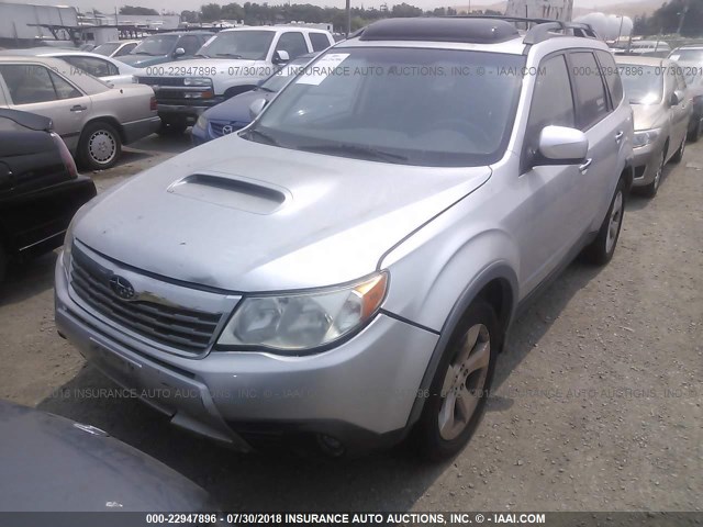 JF2SH66679H709900 - 2009 SUBARU FORESTER 2.5XT LIMITED SILVER photo 2