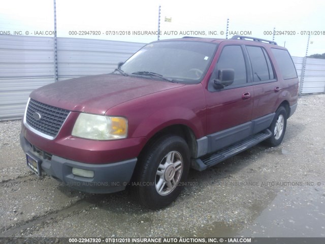 1FMPU15516LA29426 - 2006 FORD EXPEDITION XLT RED photo 2