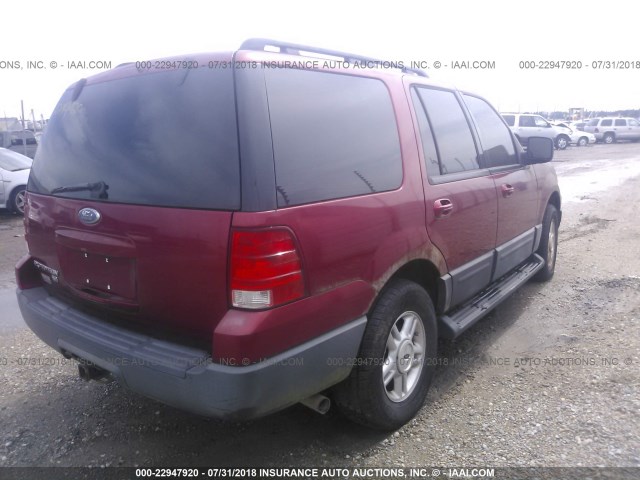 1FMPU15516LA29426 - 2006 FORD EXPEDITION XLT RED photo 4