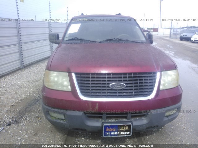 1FMPU15516LA29426 - 2006 FORD EXPEDITION XLT RED photo 6