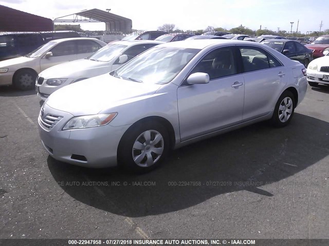 JTNBE46K183143491 - 2008 TOYOTA CAMRY CE/LE/XLE/SE SILVER photo 2