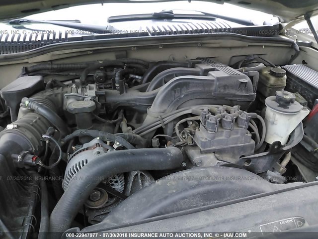 1FMZU73K65UA81230 - 2005 FORD EXPLORER XLT/XLT SPORT/NBX 金色 照片 10