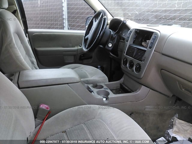 1FMZU73K65UA81230 - 2005 FORD EXPLORER XLT/XLT SPORT/NBX 金色 照片 5