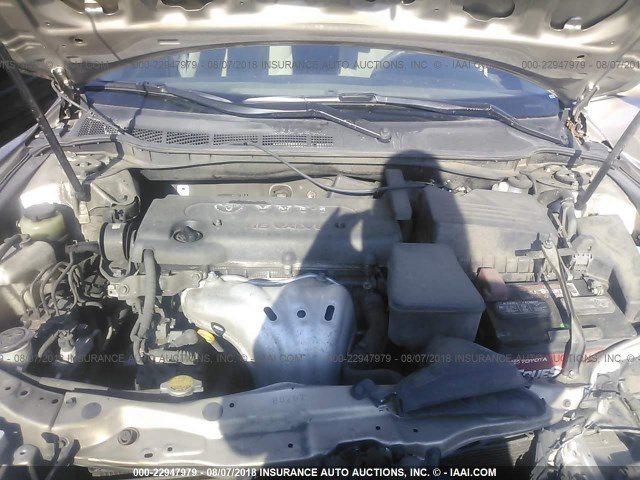 4T1BE46K29U830605 - 2009 TOYOTA CAMRY SE/LE/XLE ოქროსფერი ფოტო 10