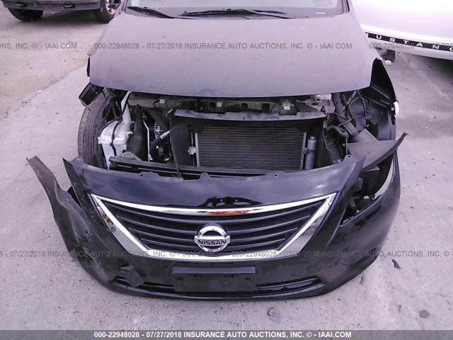 3N1CN7AP6EL857892 - 2014 NISSAN VERSA S/S PLUS/SV/SL BLACK photo 6