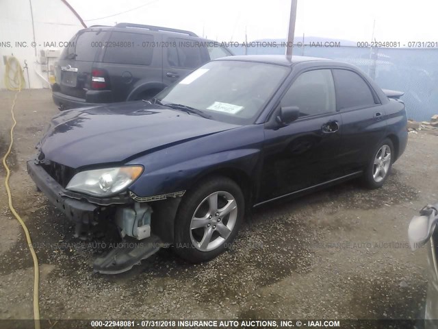 JF1GD67696G523720 - 2006 SUBARU IMPREZA 2.5I BLUE photo 2