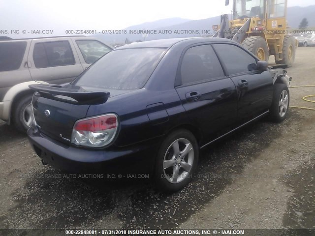 JF1GD67696G523720 - 2006 SUBARU IMPREZA 2.5I BLUE photo 4