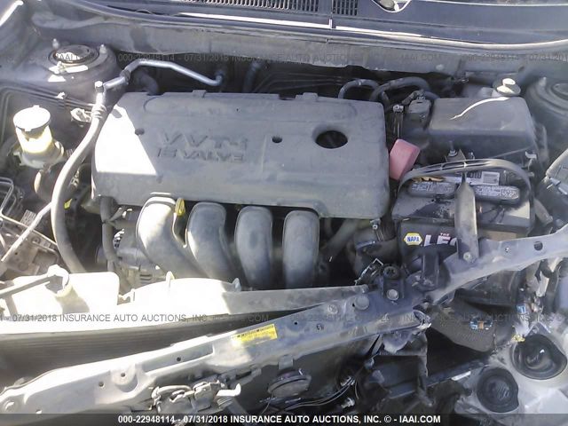 2T1KR30E98C692160 - 2008 TOYOTA COROLLA MATRIX XR GRAY photo 10