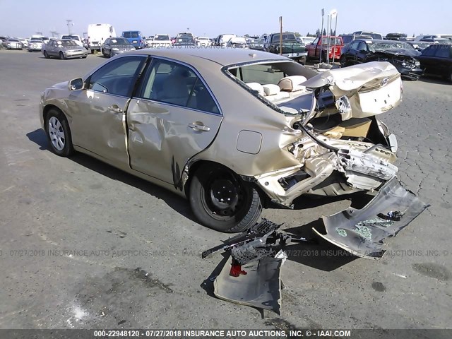 4T1BF3EKXBU717807 - 2011 TOYOTA CAMRY SE/LE/XLE 金色 照片 3