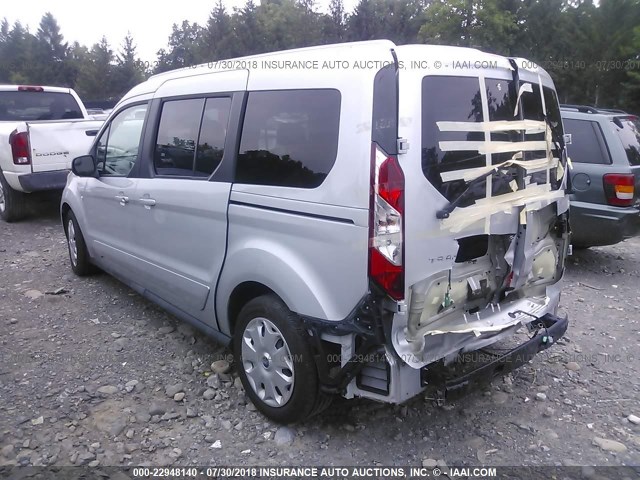 NM0GS9F76H1293780 - 2017 FORD TRANSIT CONNECT XLT SILVER photo 3