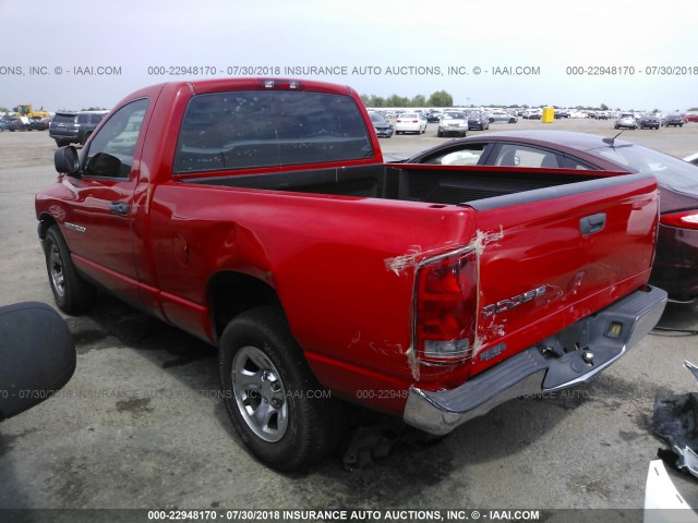 1D7HA16K74J296493 - 2004 DODGE RAM 1500 ST RED photo 3