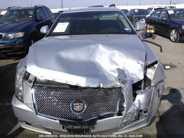 1G6DP8EV2A0100038 - 2010 CADILLAC CTS PREMIUM COLLECTION SILVER photo 10