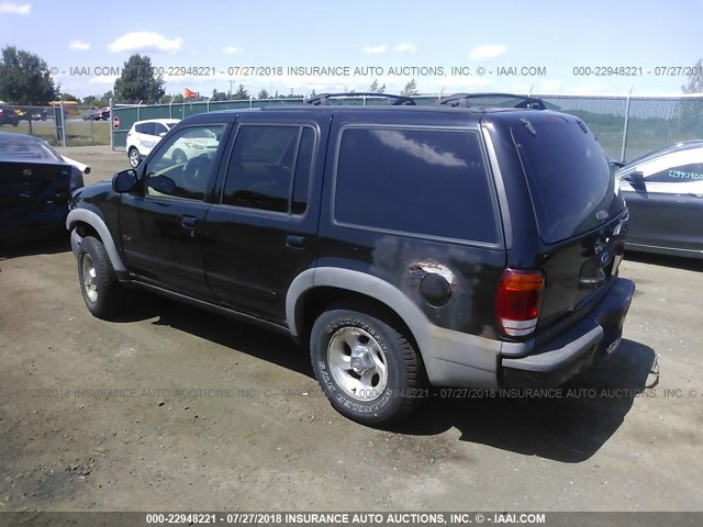 1FMZU72X5YUB54556 - 2000 FORD EXPLORER XLS BLACK photo 3