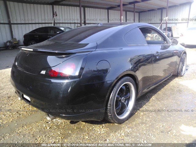 JNKCV64E58M115638 - 2008 INFINITI G37 JOURNEY/SPORT BLACK photo 4