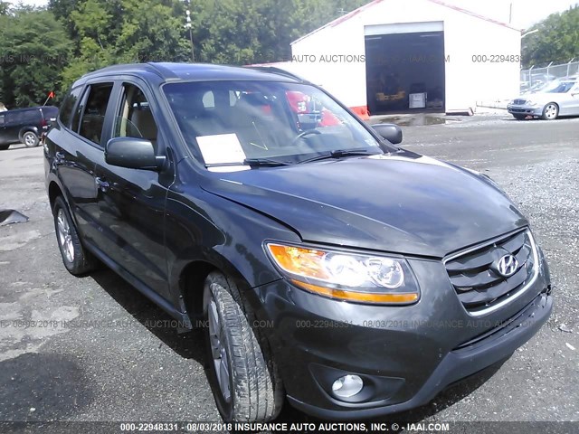 5XYZKDAG1BG050469 - 2011 HYUNDAI SANTA FE LIMITED GRAY photo 1