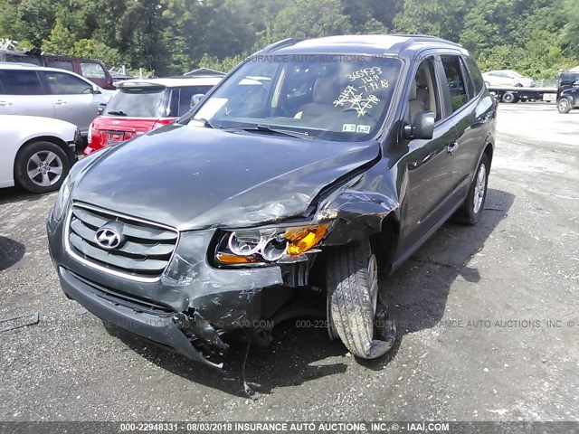 5XYZKDAG1BG050469 - 2011 HYUNDAI SANTA FE LIMITED GRAY photo 3